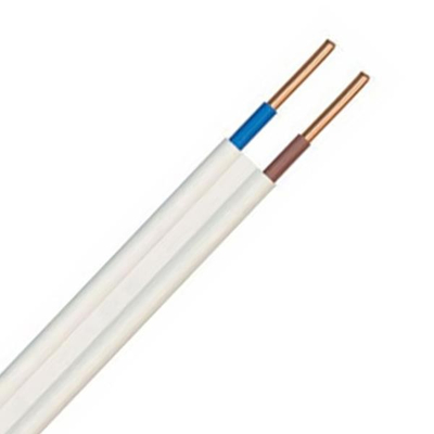 ΚΑΛΩΔΙΟ ΠΛΑΚΕ NYΙFY-R 2Χ1,5mm² ΛΕΥΚΟ (100m/roll)