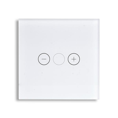 ΓΥΑΛΙΝΟ ΠΑΝΕΛ DIMMER ΑΦΗΣ ΑΣΠΡΟ ΧΡΩΜΑ