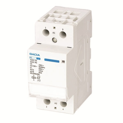 ΡΕΛΕ ΡΑΓΑΣ 2Χ63Α 2NO 240V AC GACIA