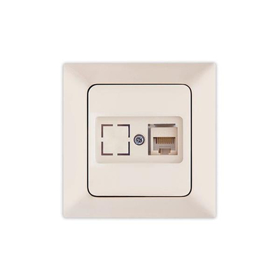ΠΡΙΖΑ DATA CAT 6 RJ 45 MONH ΜΠΕΖ