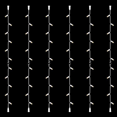 ΣΕΙΡΑ, DIY, 30LED, ΛΕΥΚΟ ΚΑΛΩΔΙΟ ΚΑΟΥΤΣΟΥΚ, ΜΕ ΕΠΕΚΤΑΣΗ, 2 ΚΟΝΕΚΤΟΡΕΣ, ΘΕΡΜO ΛΕΥΚO LED, ΑΝΑ 10cm, ΣΕΤ 6ΤΜΧ, ΙΡ65