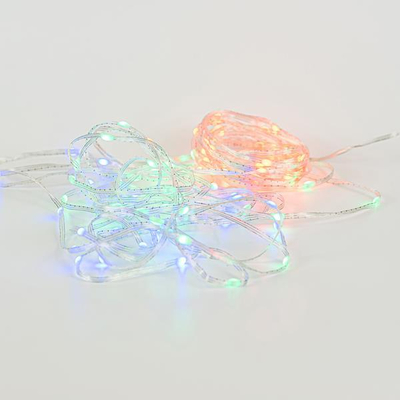 ΣΕΙΡΑ, 100 SMART MINI LED, USB, ΔΙΑΧΕΙΡΙΣΗ ΠΡΟΓΡΑΜΜΑΤΟΣ ΜΕ ΕΦΑΡΜΟΓΗ, ΜΕ ΤΗΛΕΧΕΙΡΙΣΤΗΡΙΟ, ΔΙΑΦΑΝΟ ΚΑΛΩΔΙΟ ΠΛΑΚΕ, RGB LED, ΑΝΑ 10cm, ΠΡΟΕΚΤΑΣΗ ΠΑΡΟΧΗΣ 2m, IP20