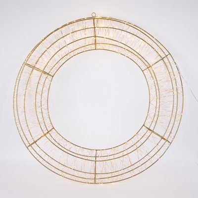 ΣΤΕΦΑΝΙ 80cm, 1680 LED, 31V ΜΕΤΑΣΧΗΜΑΤΙΣΤΗ, TIMER, MΠΡΟΝΖΕ ΜΕΤΑΛΛΙΚΟΣ ΣΚΕΛΕΤΟΣ, ΜΠΡΟΝΖΕ ΧΑΛΚΙΝΟ ΚΑΛΩΔΙΟ, ΘΕΡΜΟ ΛΕΥΚΟ LED, ΠΡΟΕΚΤΑΣΗ ΠΑΡΟΧΗΣ 5m, IP44