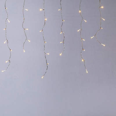 ΒΡΟΧΗ PRO, 144 LED 3mm, 36V & 6W ADAPTOR, 4 ΕΠΕΚΤΑΣΕΙΣ ΜΕΧΡΙ 3 ΣΕΤ, ΔΙΑΦΑΝΟ PVC ΚΑΛΩΔΙΟ, ΘΕΡΜΟ ΛΕΥΚΟ LED (Υ60 x Μ300cm, 5/7/5/7), ΠΡΟΕΚΤΑΣΗ ΠΑΡΟΧΗΣ 3m, IP44