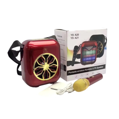 Ασύρματο ηχείο Bluetooth με μικρόφωνο Karaoke - YS-A20 - 887103 - Gold