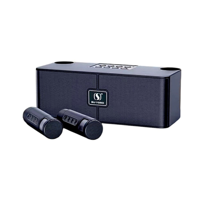 Ασύρματο ηχείο Bluetooth με 2 μικρόφωνα Karaoke - YS-204 - 887202 - Black