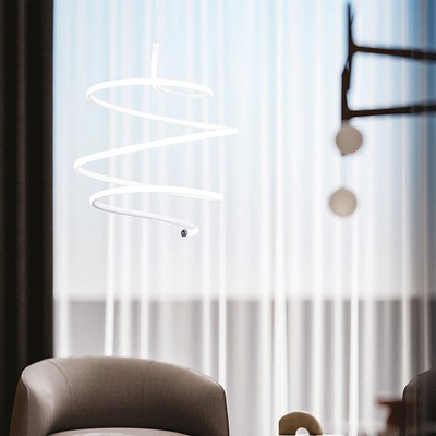 ΦΩΤΙΣΤΙΚΟ ΚΡΕΜΑΣΤΟ ΣΤΡΟΓΓΥΛΟ LED 40W Φ430X1200 ΛΕΥΚΟ ARTE ILLUMINA SATURN