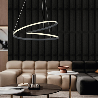 ΦΩΤΙΣΤΙΚΟ ΚΡΕΜΑΣΤΟ ΑΛΟΥΜΙΝΙΟ LED 42W Φ550X550mm  4000Κ 2550Lm ΜΑΥΡΟ ARTE ILLUMINA MERCURY