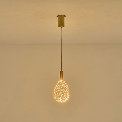 ΦΩΤΙΣΤΙΚΟ ΜΕΤΑΛΛΟ ΜΟΝΟΦΩΤΟ ΟΒΑΛ LED LED 6,3W 3000K 648Lm 140x1580mm ΧΡΥΣΟ ARTE ILLUMINA PERFORATO