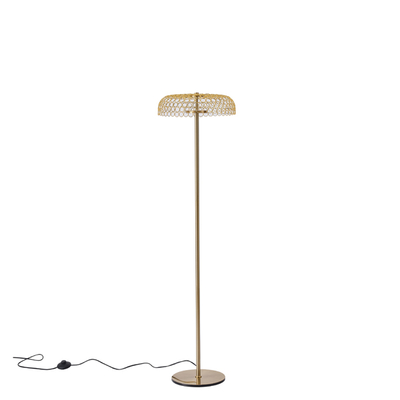 ΦΩΤΙΣΤΙΚΟ ΕΠΙΔΑΠΕΔΙΟ ΜΕΤΑΛΛIKO LED 10W 3000K 1080Lm Φ350x1350mm ΧΡΥΣΟ ARTE ILLUMINA PERFORATO