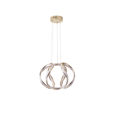 ΦΩΤΙΣΤΙΚΟ ΚΡΕΜΑΣΤΟ ΑΛΟΥΜΙΝΙO LED 38W 3000Κ 430X310mm ΧΡΥΣΟ ARTE ILLUMINA ORBIT