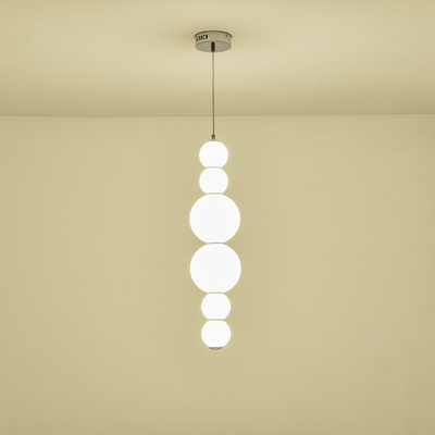 ΦΩΤΙΣΤΙΚΟ ΚΡΕΜΑΣΤΟ AΛΟΥΜΙΝΙΟ 24W 3000K 2800Lm Φ175x2290mm ΛΕΥΚΟ ARTE ILLUMINA BLOSSOM