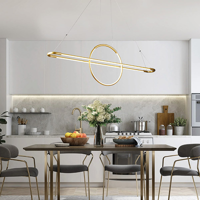 ΦΩΤΙΣΤΙΚΟ ΚΡΕΜΑΣΤΟ ΓΡΑΜΜΙΚΟ LED 45W 3000Κ 120X150 ΧΡΥΣΟ ARTE ILLUMINA