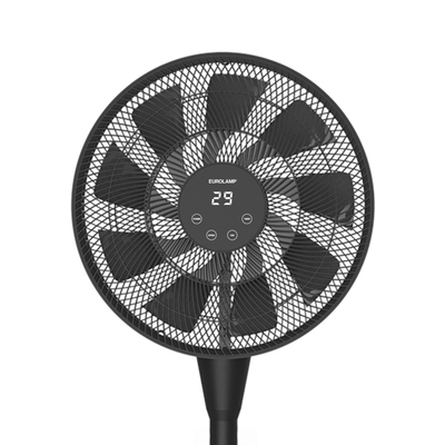 ΑΝΕΜΙΣΤΗΡΑΣ ΜΕ ΟΡΘΟΣΤΑΤΗ DC ΜΟΤΕΡ Φ40 25W ΜΑΥΡΟΣ ΜΕ ΚΟΝΤΡΟΛ