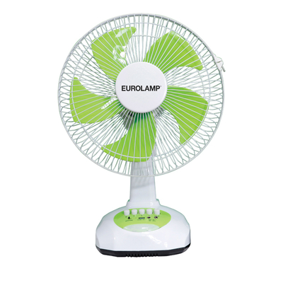 ΑΝΕΜΙΣΤΗΡΑΣ ΕΠΙΤΡΑΠΕΖΙΟΣ ΛΕΥΚΟ-ΠΡΑΣΙΝΟ Φ34.5 10W ΕΠΑΝΑΦΟΡΤΙΖΟΜΕΝΟΣ ΜΕ ΗΛΙΑΚΟ ΠΑΝΕΛ ΚΑΙ ΛΑΜΠΑ