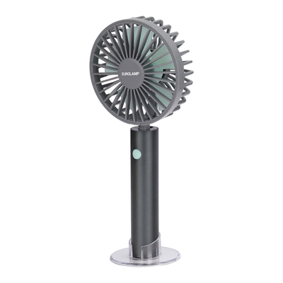 ΑΝΕΜΙΣΤΗΡΑΣ ΧΕΙΡΟΣ ΕΠΑΝΑΦΟΡΤΙΖΟΜΕΝΟΣ ΜΕ USB Φ10 2000mAh ΓΚΡΙ