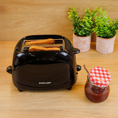 ΦΡΥΓΑΝΙΕΡΑ 2 ΘΕΣΕΩΝ 700W ΜΑΥΡΗ 220-240V