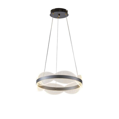 ΦΩΤΙΣΤΙΚΟ ΚΡΕΜΑΣΤΟ ΑΚΡΥΛΙΚΟ ΣΤΡΟΓΓΥΛΟ LED 48W Φ450mm 3000K 4320Lm ΑΣΗΜΙ ARTE ILLUMINA TORINO