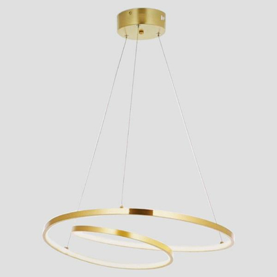 ΦΩΤΙΣΤΙΚΟ ΚΡΕΜΑΣΤΟ ΑΛΟΥΜΙΝΙΟ LED 40W Φ550X550mm 4000Κ ΧΡΥΣΟ ARTE ILLUMINA  MERCURY
