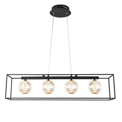 ΦΩΤΙΣΤΙΚΟ ΚΡΕΜΑΣΤΟ ΜΕΤΑΛΛΟ LED 14W 3000Κ 650Lm 80X1200mm ΜΑΥΡΟ ARTE ILLUMINA  BOX