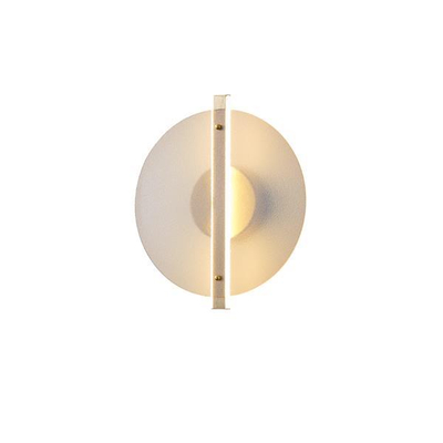 ΑΠΛΙΚΑ ΤΟΙΧΟΥ AΛΟΥΜΙΝO-ΓΥΑΛΙ LED 10W 3000K 1200Lm  Φ300x1320mm MEΛΙ ARTE ILLUMINA DISC