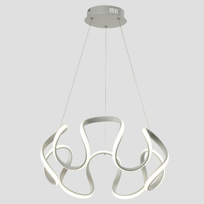 ΦΩΤΙΣΤΙΚΟ ΚΡΕΜΑΣΤΟ ΑΛΟΥΜΙΝΙΟ  ΣΤΡΟΓΓΥΛΟ LED 60W 3200Lm Φ520X120mm 3CCT (3000K, 4000K, 6000K) ΛΕΥΚΟ ARTE ILLUMINA ORBIT