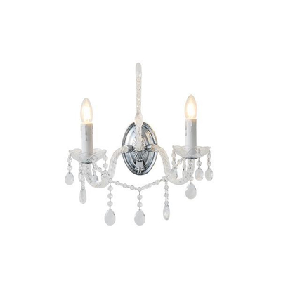 ΑΠΛΙΚΑ ΤΟΙΧΟΥ ΜΕΤΑΛΛΟ-ΓΥΑΛΙ 2XE14 ΜΑΧ 15W 330X425mm ΜΕΤΑΛΛΙΚΟ ARTE ILLUMINA KRISTALLO