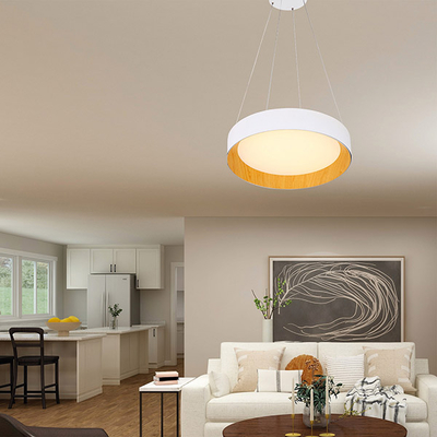 ΦΩΤΙΣΤΙΚΟ ΚΡΕΜΑΣΤΟ ΣΤΡΟΓΓΥΛΟ LED 50W 3000Κ Φ60X11 ΛΕΥΚΟ-ΞΥΛΟ ΔΡΥΣ ARTE ILLUMINA