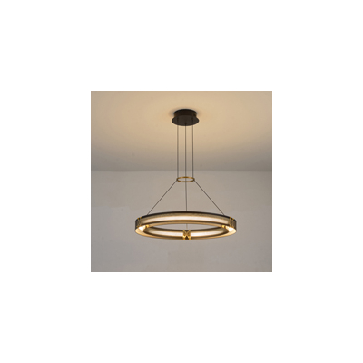 ΦΩΤΙΣΤΙΚΟ ΚΡΕΜΑΣΤΟ ΑΛΟΥΜΙΝΙΟ LED 33W 3000K 3300Lm 620X1200mm ΜΑΥΡΟ-ΧΡΥΣΟ ARTE ILLUMINA LUIS