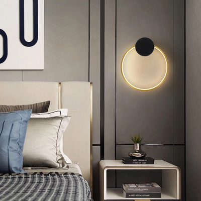 ΑΠΛΙΚΑ ΤΟΙΧΟΥ AΛΟΥΜΙΝΙΟΥ LED 9W 3000K 702Lm 300Χ340mm ΜΑΥΡΟ-ΜΠΡΟΝΖΕ  ARTE ILLUMINA AERO