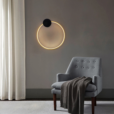 ΑΠΛΙΚΑ ΤΟΙΧΟΥ AΛΟΥΜΙΝΙΟΥ LED 10W 3000K 702Lm 400X440mm ΜΑΥΡΟ-ΜΠΡΟΝΖΕ ARTE ILLUMINA AERO