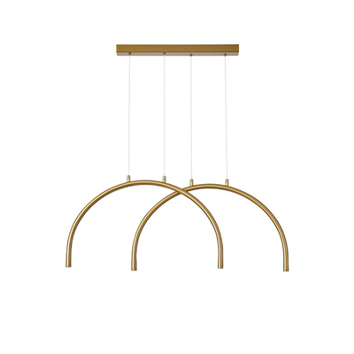 ΦΩΤΙΣΤΙΚΟ ΚΡΕΜΑΣΤΟ AΛΟΥΜΙΝΙΟ-METAΛΛΟ 10W 3000K 896Lm 840x20x330mm MΠΡΟΝΖΕ ARTE ILLUMINA APSIS