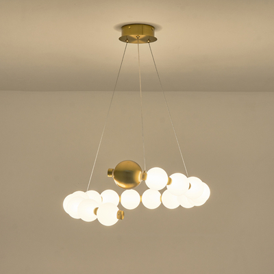 ΦΩΤΙΣΤΙΚΟ ΚΡΕΜΑΣΤΟ ΜΕΤΑΛΛΟ LED 20W 3000K 1560Lm  530X150mm  ΜΠΡΟΝΖΕ-ΛΕΥΚΟ ARTE ILLUMINA TREA