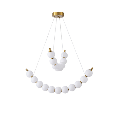 ΦΩΤΙΣΤΙΚΟ ΚΡΕΜΑΣΤΟ ΜΕΤΑΛΛΟ LED 19W 3000K 1170Lm 800X1420mm  ΜΠΡΟΝΖΕ-ΛΕΥΚΟ ARTE ILLUMINA TREA