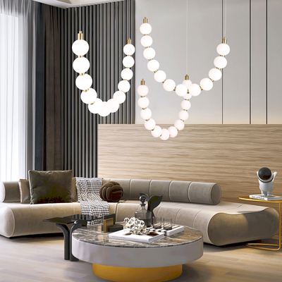 ΦΩΤΙΣΤΙΚΟ ΚΡΕΜΑΣΤΟ ΜΕΤΑΛΛΟ LED 35W 3000K 2730Lm 900Χ1890mm ΜΠΡΟΝΖΕ-ΛΕΥΚΟ  ARTE ILLUMINA TREA