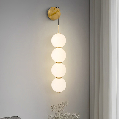 ΑΠΛΙΚΑ ΤΟΙΧΟΥ ΜΕΤΑΛΛΙΚΗ LED 19W ΓΥΑΛΙ 160 Χ650mm ΜΠΡΟΝΖΕ-ΛΕΥΚΟ ARTE ILLUMINA TREA