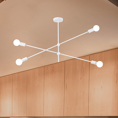 ΦΩΤΙΣΤΙΚΟ ΚΡΕΜΑΣΤΟ 4ΦΩΤΟ 4XΕ27 1000X550mm  MAX 40W ΛΕΥΚΟ ARTE ILLUMINA SKYLINE