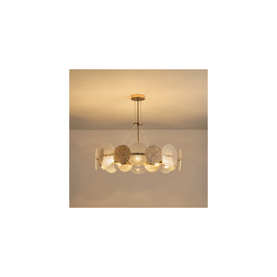 ΦΩΤΙΣΤΙΚΟ ΚΡΕΜΑΣΤΟ 8XE14 ΜΑΧ 40W Φ700H690mm ΧΡΥΣΟ ARTE ILLUMINA GLOW