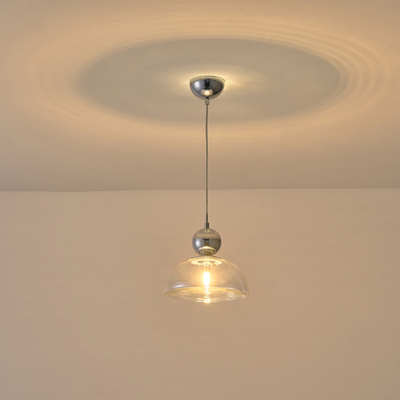 ΦΩΤΙΣΤΙΚΟ ΚΡΕΜΑΣΤΟ ΓΥΑΛΙ ΜΟΝΟΦΩΤΟ G9 MAX 25W 230x1260mm ΑΣΗΜΙ ARTE ILLUMINA CLEAR