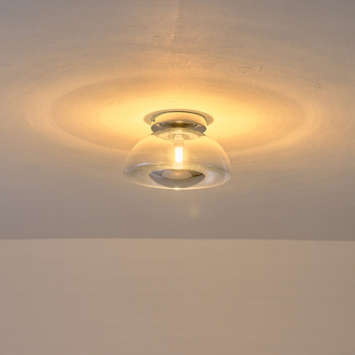 ΠΛΑΦΟΝΙΕΡΑ ΓΥΑΛΙΝΗ G9 MAX 25W 230X230X150mm ΑΣΗΜΙ ARTE ILLUMINA CLEAR