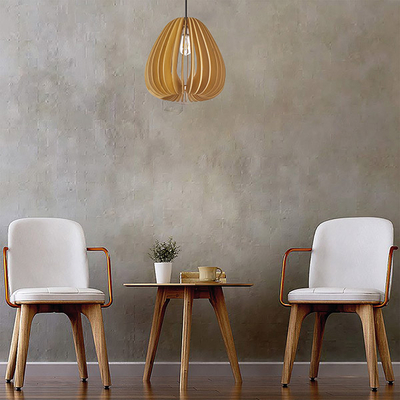 ΦΩΤΙΣΤΙΚΟ ΚΡΕΜΑΣΤΟ ΜΟΝΟΦΩΤΟ Ε27 D400XH400 ΞΥΛΙΝΟ ARTE ILLUMINA