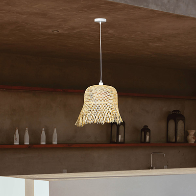 ΦΩΤΙΣΤΙΚΟ ΚΡΕΜΑΣΤΟ ΜΟΝΟΦΩΤΟ Ε27 MAX 60W D400XH430 BAMBOO ARTE ILLUMINA CROSSLINE