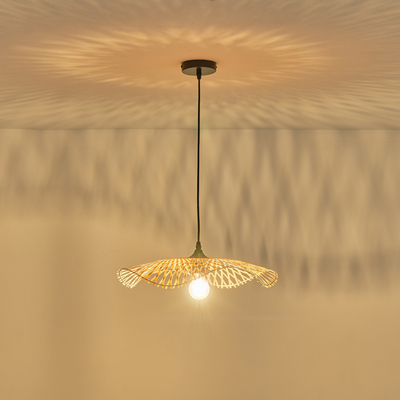 ΦΩΤΙΣΤΙΚΟ ΚΡΕΜΑΣΤΟ BAMBOO 1XE27 MAX 15W 475X1160mm ΜΠΕΖ ARTE ILLUMINA CROSSLINE