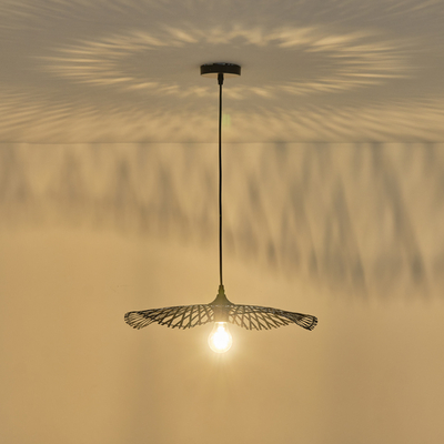 ΦΩΤΙΣΤΙΚΟ ΚΡΕΜΑΣΤΟ BAMBOO 1XE27 MAX 15W 475X1160mm ΜΑΥΡΟ ARTE ILLUMINA CROSSLINE