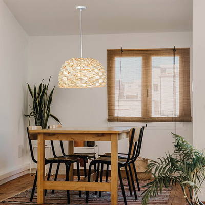 ΦΩΤΙΣΤΙΚΟ ΚΡΕΜΑΣΤΟ ΜΟΝΟΦΩΤΟ Ε27 MAX 60W Ø450X250 RATTAN ARTE ILLUMINA KAI