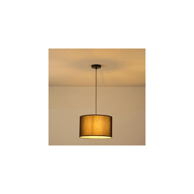 ΦΩΤΙΣΤΙΚΟ ΚΡΕΜΑΣΤΟ ΥΦΑΣΜΑ 1XΕ27 MAX 15W Φ380ΧH240mm ΜΑΥΡΟ ARTE ILLUMINA SOHO