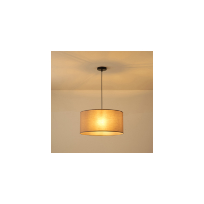 ΦΩΤΙΣΤΙΚΟ ΚΡΕΜΑΣΤΟ ΥΦΑΣΜΑ 1XΕ27 MAX 40W Φ530X260mm ΓΚΡΙ ARTE ILLUMINA SOHO