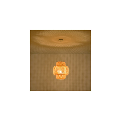 ΦΩΤΙΣΤΙΚΟ ΚΡΕΜΑΣΤΟ BAMBOO 1XE27 MAX 40W 310X310X350mm ARTE ILLUMINA AVRA