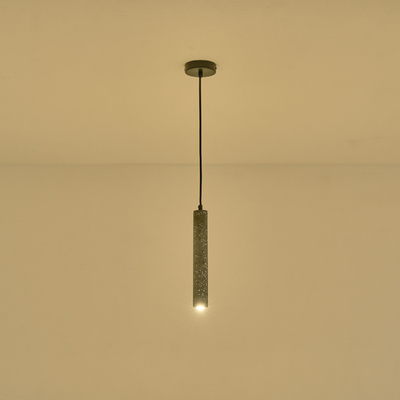 ΦΩΤΙΣΤΙΚΟ ΚΡΕΜΑΣΤΟ ΤΣΙΜΕΝΤΟ GU10 MAX 3W 45X45X300mm ΜΑΥΡΟ ARTE ILLUMINA SALPICO