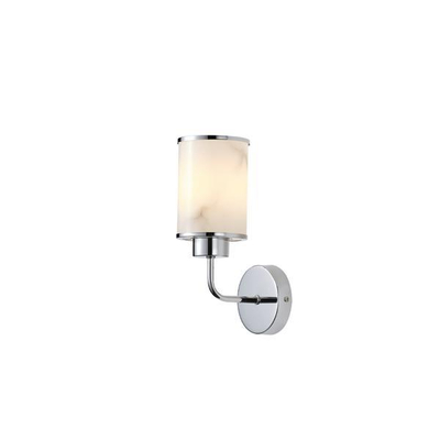 ΑΠΛΙΚΑ ΤΟΙΧΟΥ ΜΕΤΑΛΛΟ-ΓΥΑΛΙ 1ΧE27 MAX 60W 160X100X270mm ΑΣΗΜΙ ARTE ILLUMINA MARBELINE
